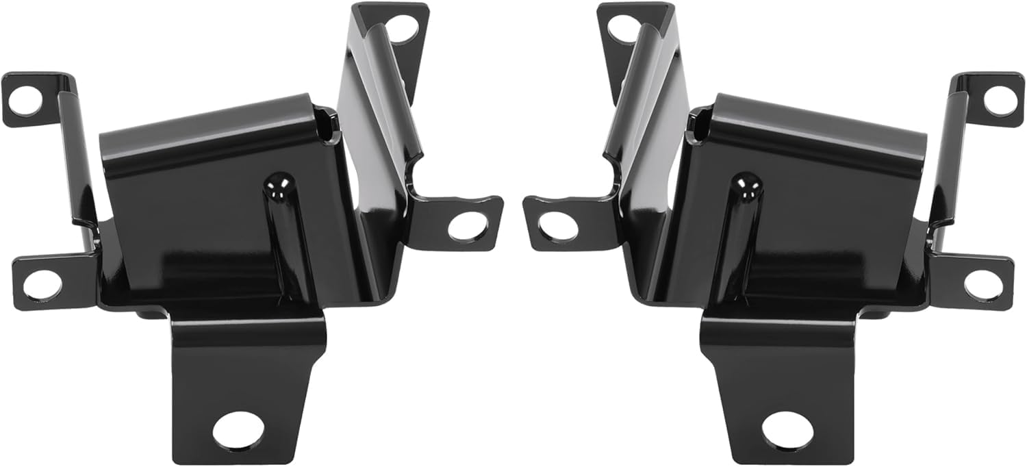Set Of 2 Front Bumper Inner Bracket Steel Left Driver & Right Passenger Side Direct Replacement Compatible With 2007-2013 GMC Sierra 1500 GM1066185 GM1067185 22767057 22767056