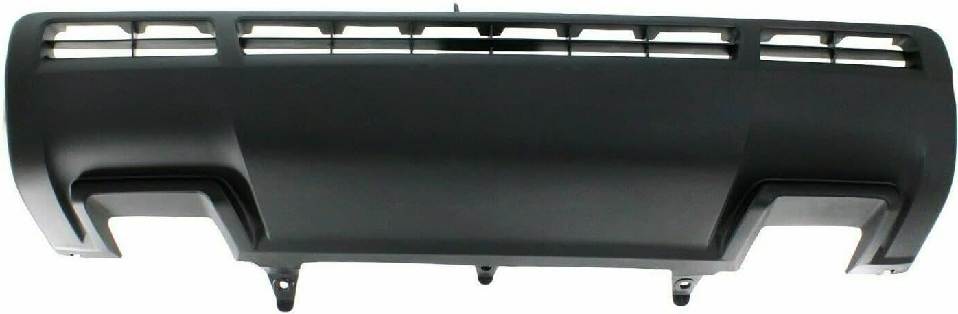 AUTOS PARTS PLUS Front Bumper Face Bar Chrome Steel Without Park Assist Sensor Holes + Upper Cover Primed + Lower Valance Panel Textured Direct Replacement Compatible With 2010-2013 Toyota Tundra