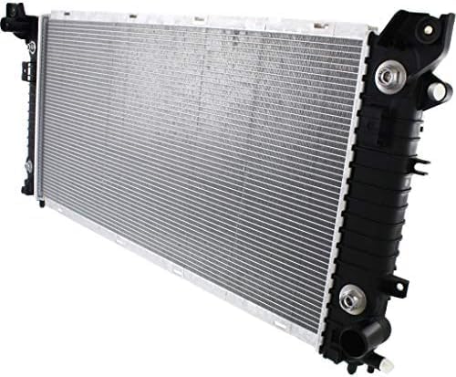 Front Radiator Aluminum Core Direct Replacement Compatible With 2014-2015 Chevrolet Silverado/GMC Sierra 1500/2015-2017 Suburban / 2016 Yukon GM3010565 84207656