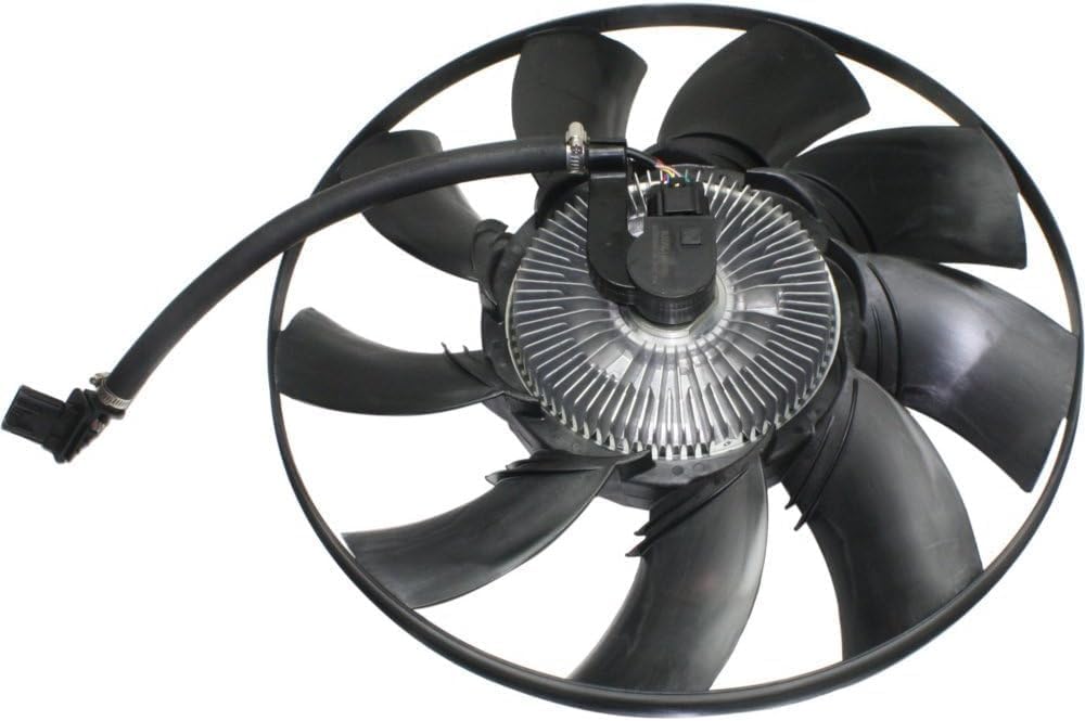 Front Clutch Radiator Cooling Fan Direct Replacement Compatible With 2006-2009 Land Rover Range Rover LR025955