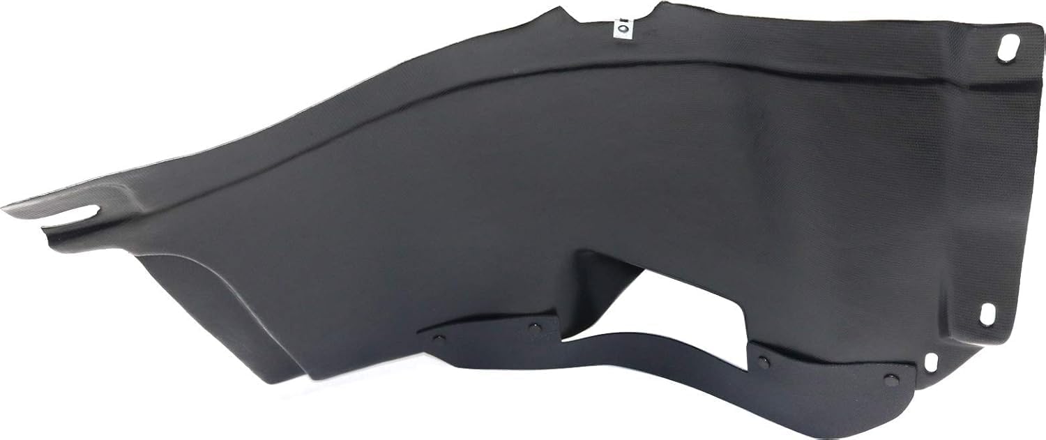 Front Fender Liner Right Passenger Side Direct Replacement Compatible With 2010-2014 Volkswagen Jetta/Golf VW1249133 1K9805912