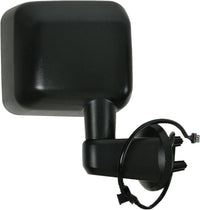 Set Of 2 Front Power Mirror Manual Folding Heated Textured Right Passenger & Left Driver Side Direct Replacement Compatible With 2011-2013 Jeep Wrangler CH1320319 CH1321319 5182175AB