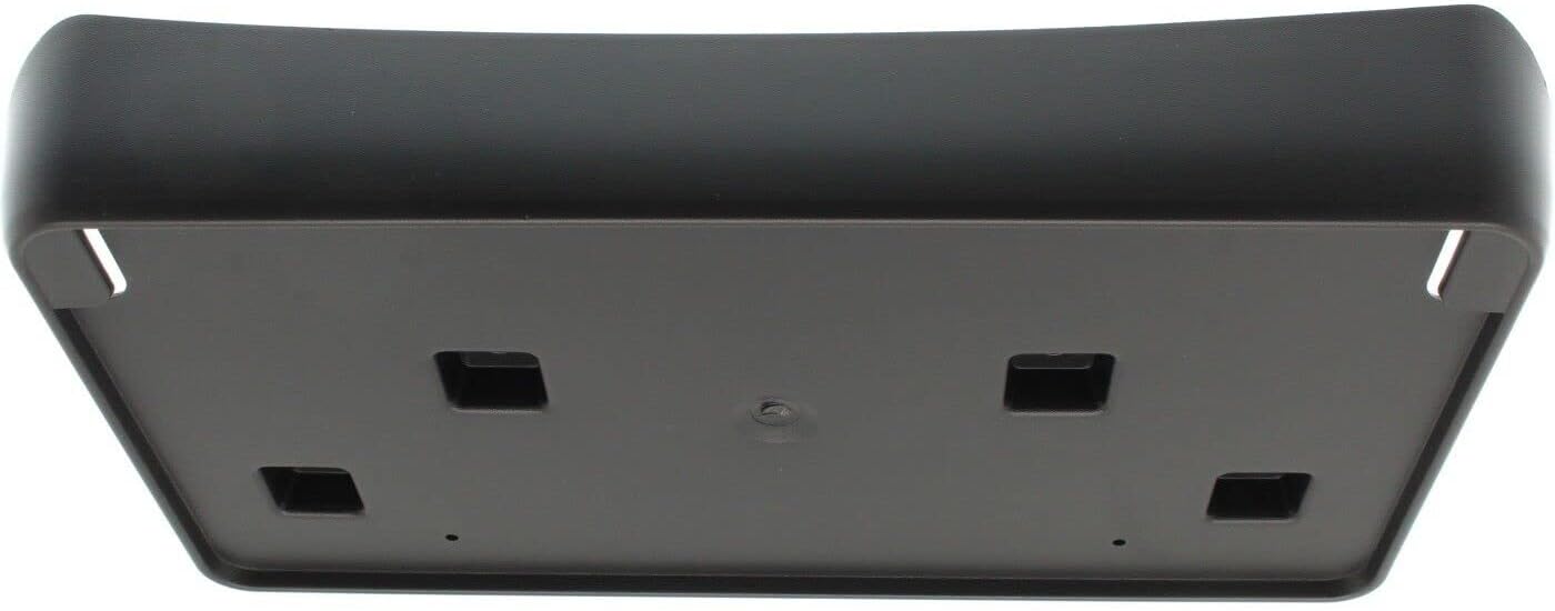 Front License Plate Bracket Textured Direct Replacement Compatible with 2017-2021 Jeep Grand Cherokee CH1068148 68277137AA