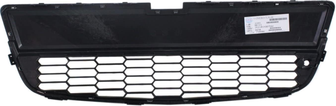 Front Bumper Lower Grille Chrome Shell Black Insert Direct Replacement Compatible With 2012-2016 Chevrolet Sonic GM1036139 95227395