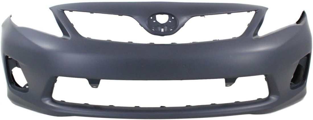 Front Bumper Cover Primed Direct Replacement Compatible With 2011-2013 Toyota Corolla TO1000372 5211903901