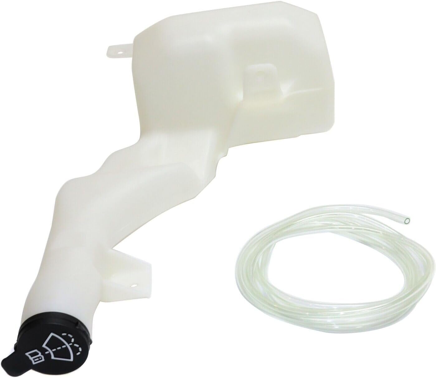 Front Washer Reservoir Tank Assembly Direct Replacement Compatible With 2014-2015 Chevrolet Silverado / GMC Sierra 1500 / 2015 2500HD 3500HD GM1288192 22954986-PFM