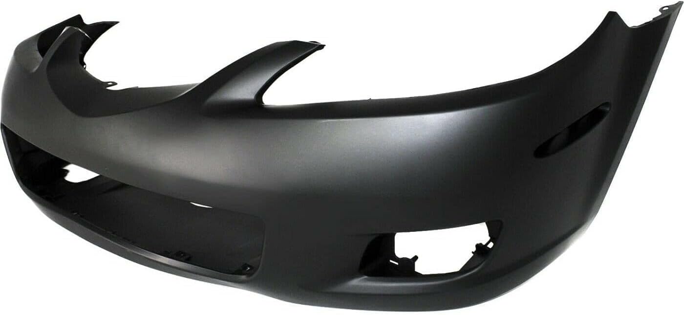 Front Bumper Cover Primed With Fog Light Holes Direct Replacement Compatible With 2006-2008 Mazda 6 MA1000218 GPYA50031ABB