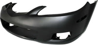 Front Bumper Cover Primed With Fog Light Holes Direct Replacement Compatible With 2006-2008 Mazda 6 MA1000218 GPYA50031ABB