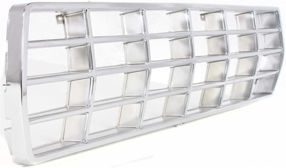 AUTOS PARTS PLUS Front Grille Chrome Shell & Insert + Headlights Door Bezels Left Driver & Right Passenger Side Direct Replacement Compatible With 1978-1979 Ford F-Series FO1200111 FO2512114 FO2513115