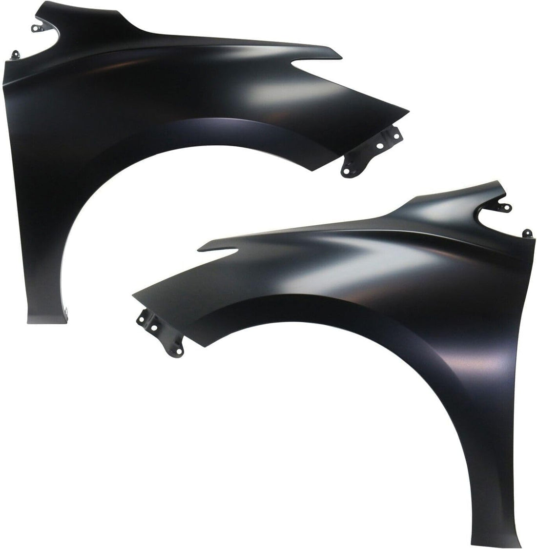 Set Of 2 Front Fender Primed Steel Left Driver & Right Passenger Side Direct Replacement Compatible With 2016-2019 Chevrolet Cruze GM1241396 GM1240396 84123270 84259707