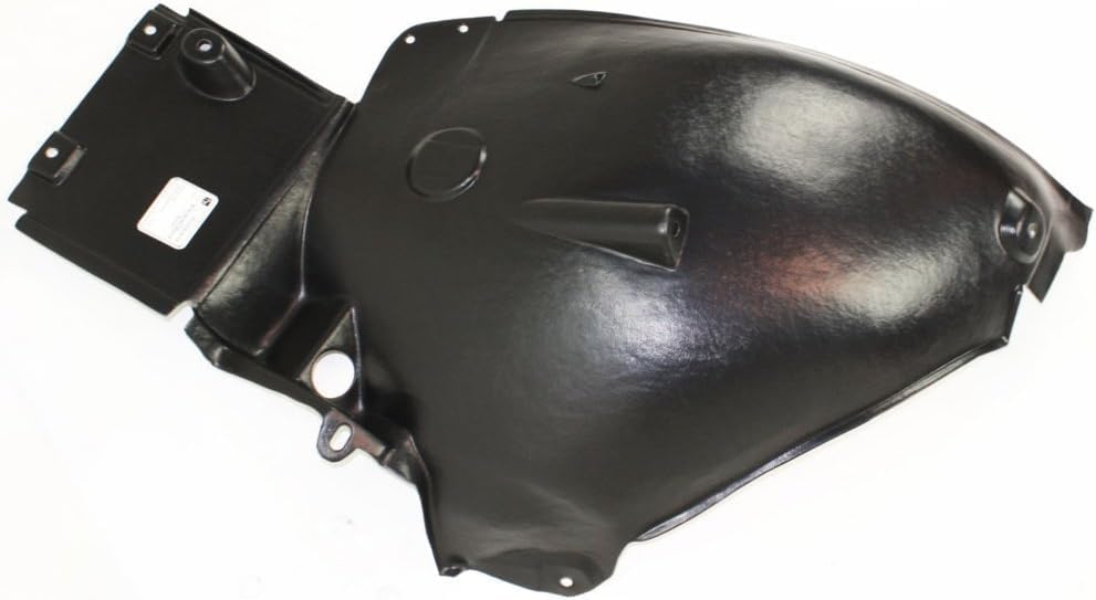 Front Fender Liner Rear Section Left Driver Side Direct Replacement Compatible With 2007-2013 Mercedes Benz S-Class MB1248144 2216900530