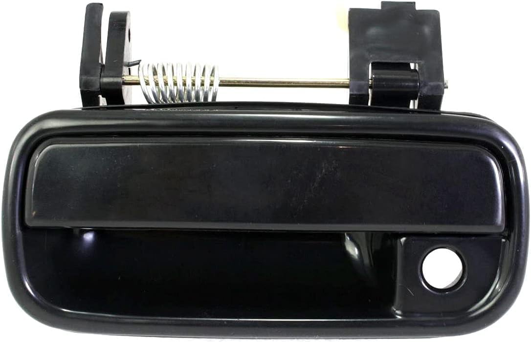Set of 2 Front Exterior Door Handle Smooth Black Left Driver & Right Passenger Side Direct Replacement Compatible with 1989-1995 Toyota Pickup / 1990-1995 4Runner ‎6921089110-PFM