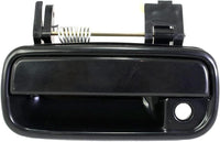 Set of 2 Front Exterior Door Handle Smooth Black Left Driver & Right Passenger Side Direct Replacement Compatible with 1989-1995 Toyota Pickup / 1990-1995 4Runner ‎6921089110-PFM