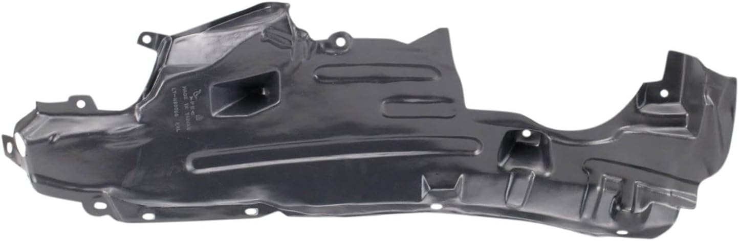 Front Fender Liner Rear Section Left Driver Side Direct Replacement Compatible With 2003-2004 Infiniti G35 IN1248103 63843AL500