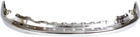 Front Bumper Chrome Steel + Lower Valance Panel Direct Replacement Compatible with 2001-2004 Toyota Tacoma TO1002174 TO1095196 52101AD030 53901AD030