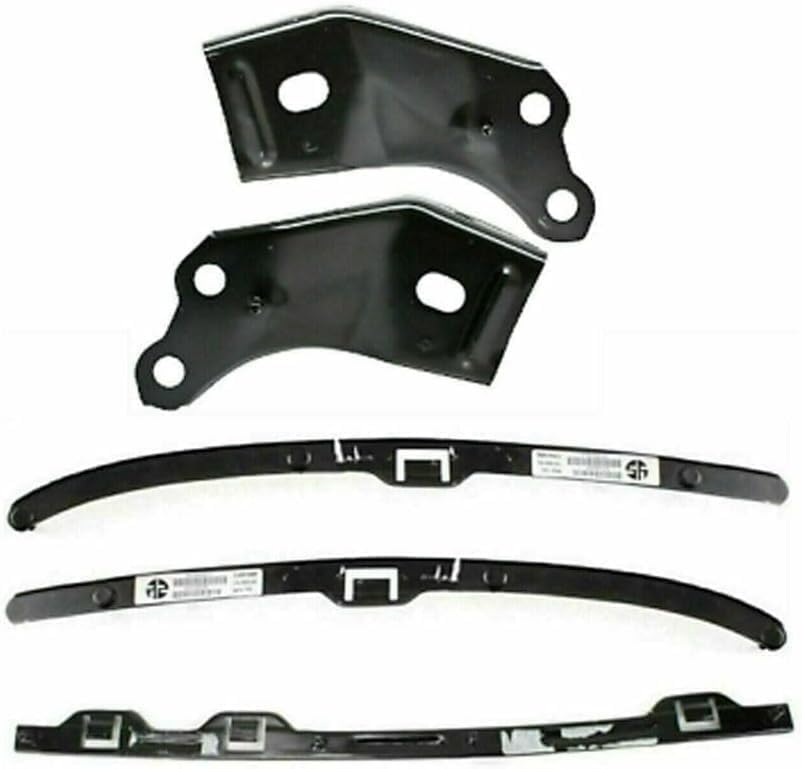 Front Bumper + Upper Cover + Valance + Reinforcement + Bracket + Retainer + Filler + Corner & Signal Lamp Left & Right Side Direct Replacement Compatible With For 01-04 Toyota Tacoma