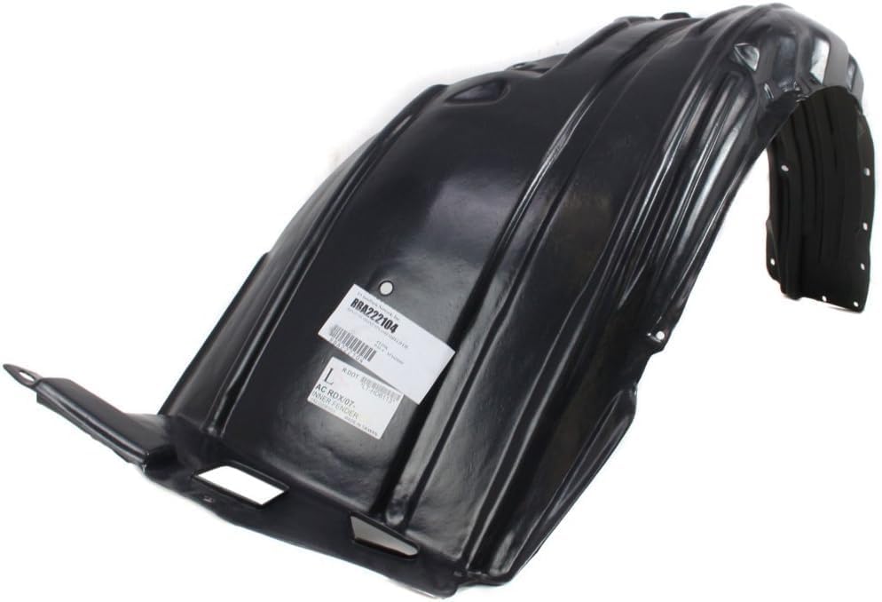 Front Fender Liner Left Driver Side Direct Replacement Compatible With 2007-2012 Acura RDX AC1248122 74151STKA00