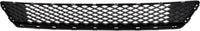 Front Bumper Cover Primed Plastic + Lower Center Grille + Fog Lights Cover Left Driver & Right Passenger Side Direct Replacement Compatible With 2015-2017 Subaru WRX