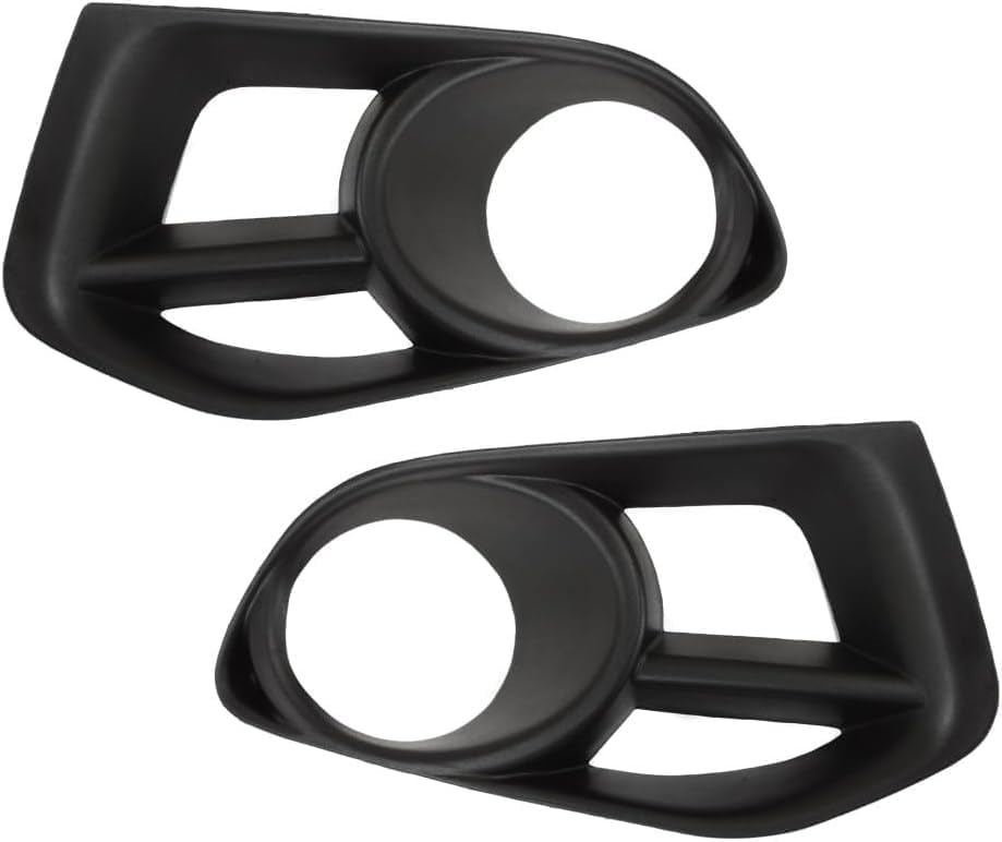 Set Of 2 Front Fog Light Molding Textured Left Driver & Right Passenger Side Direct Replacement Compatible With 2011-2014 Nissan Murano NI1039116 NI1038116 620741GR0A 620751GR0A
