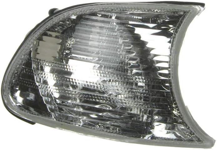 Set Of 2 Front Corner Parking Light Lens And Housing Right Passenger & Left Driver Side Direct Replacement Compatible With 2000-2001 BMW 3-Series BM2520108 BM2521108 63126904307-PFM
