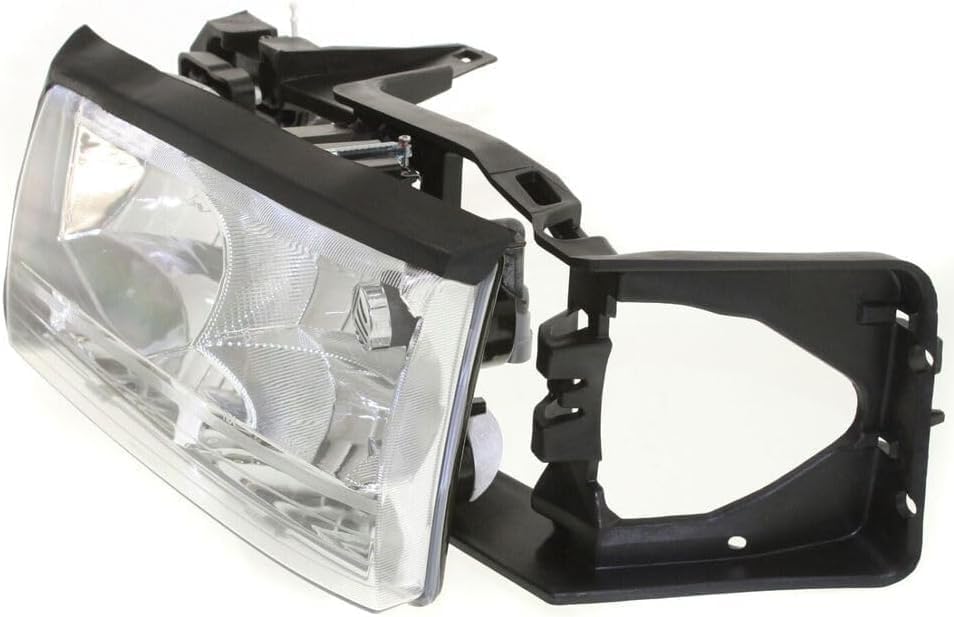 Set Of 2 Front Headlight Assembly Right Passenger & Left Driver Side Direct Replacement Compatible With 1997-1999 Cadillac DeVille GM2502165 GM2503165 16526199 16526200
