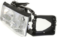Set Of 2 Front Headlight Assembly Right Passenger & Left Driver Side Direct Replacement Compatible With 1997-1999 Cadillac DeVille GM2502165 GM2503165 16526199 16526200