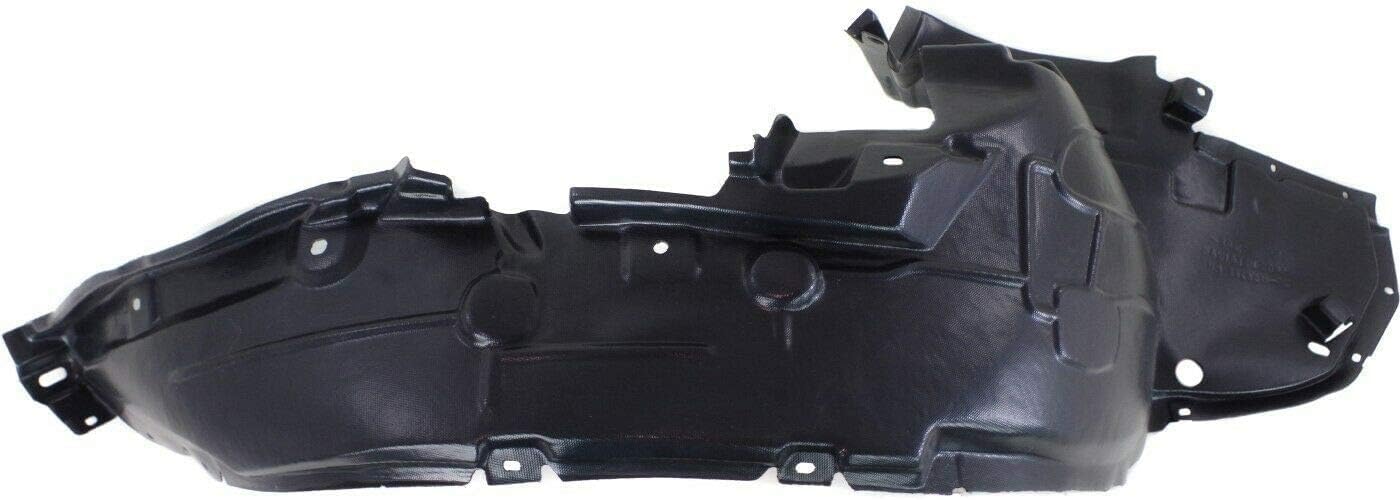 Front Fender Liner Right Passenger Side Direct Replacement Compatible with 2015-2019 Nissan Versa NI1249139 638429KK0A-PFM