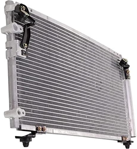 Front AC Condenser Aluminum Core Direct Replacement Compatible With 2000-2005 Mitsubishi Eclipse / 2001-2005 Dodge Stratus/Chrysler Sebring MI3030106 MR568225