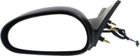 Front Power Mirror Non Folding Textured Left Driver Side Direct Replacement Compatible With 1999-2004 Ford Mustang FO1320171 XR3Z17682BA