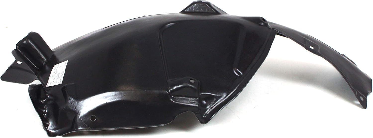 Front Fender Liner Rear Section Left Driver Side Direct Replacement Compatible With 2008-2013 Infiniti G37 / 2014-2015 Q60 IN1248115 63843JL03A