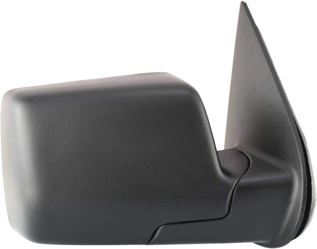 Front Power Mirror Manual Folding Heated Textured Right Passenger Side Direct Replacement Compatible With 2006-2010 Ford Explorer FO1321270 6L2Z17682CAA