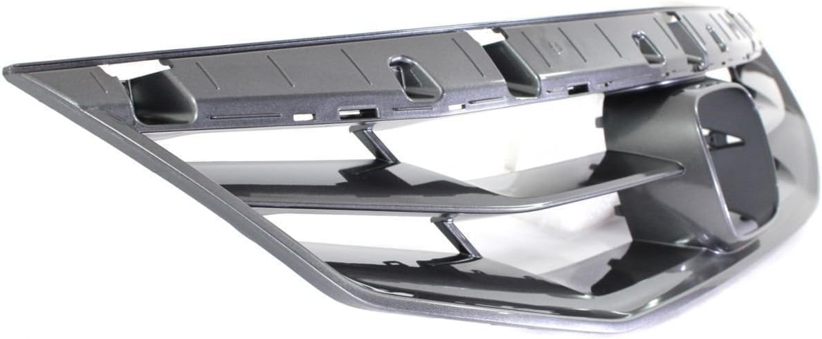 Front Grille Painted Gray Shell And Insert Direct Replacement Compatible With 2011-2012 Honda Accord HO1200202 71121TE0A11ZA