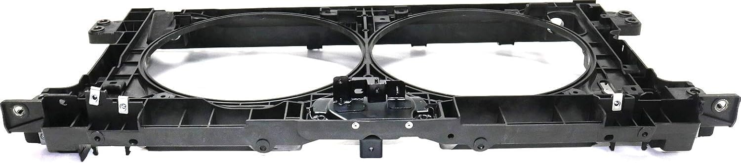 Front Radiator Support Assembly Plastic with Steel Direct Replacement Compatible With 2016-2018 Nissan Altima NI1225250 625009HS0A