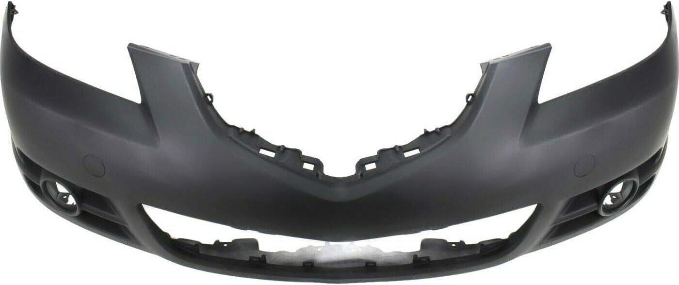 Front Bumper Cover Primed Direct Replacement Compatible With 2004-2006 Mazda 3 MA1000197 BNYK5003XEBB