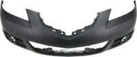 Front Bumper Cover Primed Direct Replacement Compatible With 2004-2006 Mazda 3 MA1000197 BNYK5003XEBB