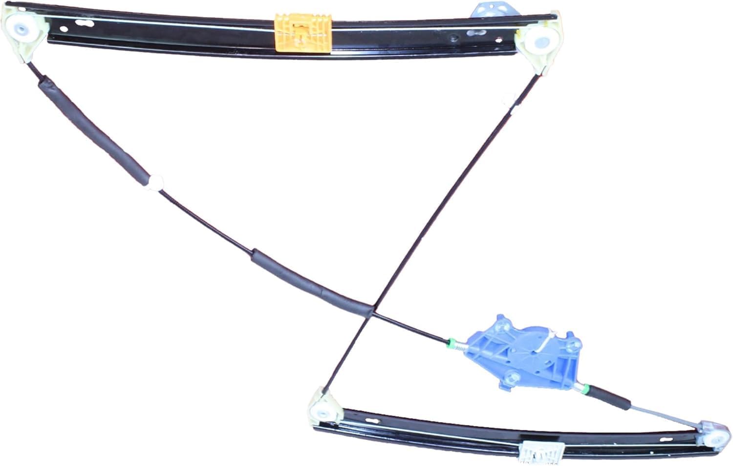 Set of 2 Front Power Window Regulator Without Motor Left Driver & Right Passenger Side Direct Replacement Compatible with 2002-2008 Audi A4 ‎AU1351102 AU1350102 8E0837462C