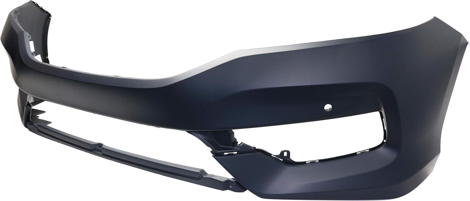 Front Bumper Cover Primed Direct Replacement Compatible With 2016-2017 Honda Accord HO1000303 71100T2FA70ZZ