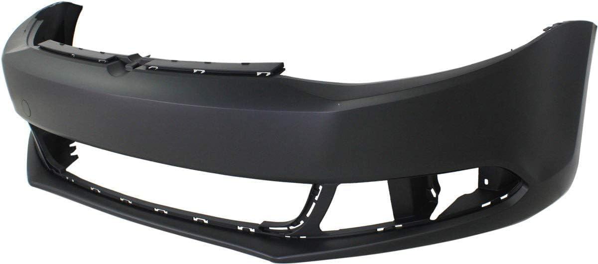 AUTOS PARTS PLUS Front Bumper Cover Primed Direct Replacement Compatible With 2011-2014 Volkswagen Jetta VW1000190 5C6807217DGRU