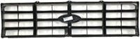 Front Grille Silver Shell & Black Insert Direct Replacement Compatible With 1982-1986 Ford F-Series FO1200117 E3TZ8200F