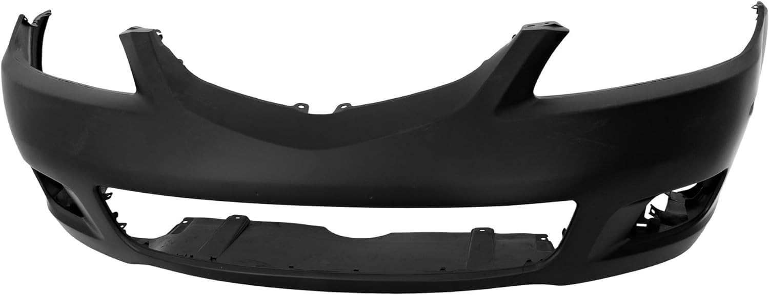 Front Bumper Cover Primed With Fog Light Holes Direct Replacement Compatible With 2006-2008 Mazda 6 MA1000218 GPYA50031ABB