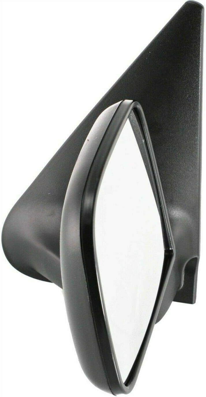 Front Mirror Manual Folding Non-Heated Textured Right Passenger Side Direct Replacement Compatible With 1993-2005 Ford Ranger / 1994-2002 Mazda FO1321156 F87Z17682SAA