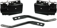 AUTOS PARTS PLUS Front Bumper Brackets + Outer Brace Set Of 4 Left Driver & Right Passenger Side Direct Replacement Compatible With Chevrolet Express & GMC Savana 2500 3500 2003-2023 GM1066151