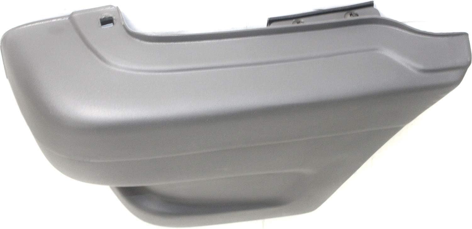 Front Bumper End Cap Primed Left Driver Side Without Molding Holes Direct Replacement Compatible With 1986-1989 Mazda Pickup MA1004104 UB3950050A