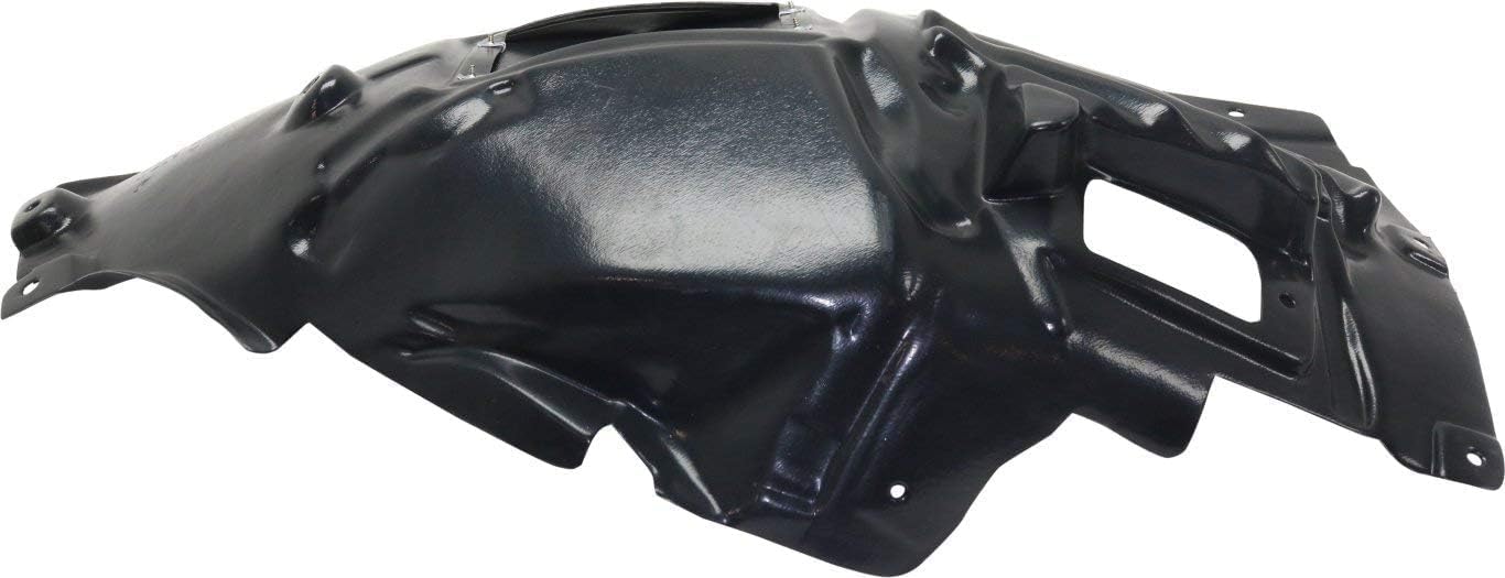 Front Fender Liner Middle Section Left Driver Side Direct Replacement Compatible With 2014-2019 BMW 3-Series GT BM1248154 51717288909
