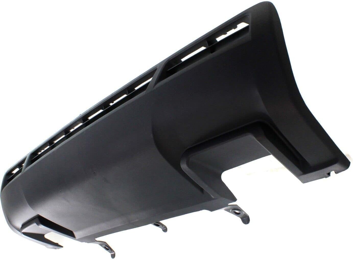 Front Bumper Face Bar Chrome Steel + Upper Cover + Lower Valance Panel + Fog Lamp Covers Left Driver & Right Passenger Side Direct Replacement Compatible With 2010-2013 Toyota Tundra