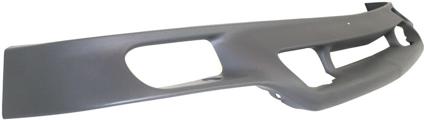 AUTOS PARTS PLUS Front Bumper Lower Valance Air Deflector Textured With Fog Light Holes Direct Replacement Compatible With 1999-2004 GMC Sierra 1500 2500 3500 GM1092169 88980801