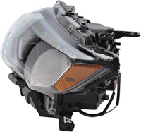 Front Headlight Assembly Halogen Left Driver Side Direct Replacement Compatible With 2017-2020 Nissan Rogue NI2502254 260606FL0A