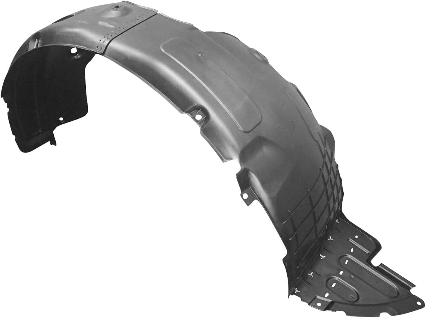 Front Fender Liner Right Passenger Side Direct Replacement Compatible With 2013-2016 Hyundai Santa Fe Sport HY1249140 868124Z000