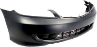 Front Bumper Cover Primed + Grille Painted Black Shell & Insert Direct Replacement Compatible With 2004-2005 Honda Civic HO1000216 HO1200164 04711S5AA91ZZ 71122S5AA00ZB