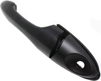 Front Outside Door Handle Smooth Black Left Driver Side Direct Replacement Compatible with 2000-2007 Ford Focus FO1310142 2T2Z7822404BAPTM